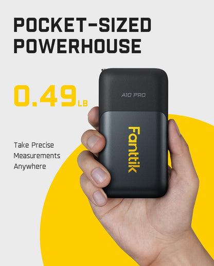 A10 Pro 2-in-1 Digital Laser Tape Measure – 165 ft Laser, 9.8 ft Tape, HD IPS Display