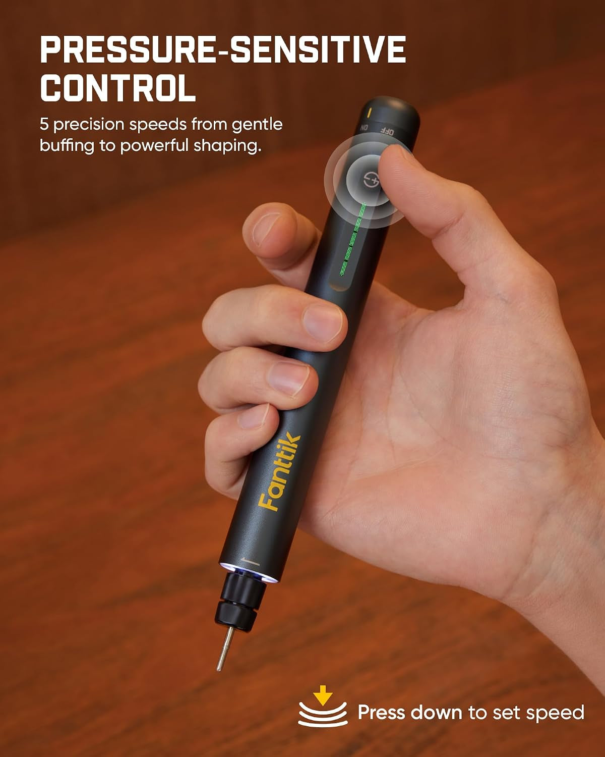 F2 Master Engraving Pen – 5-Speed Rechargeable Engraver with 20 Bits for Wood, Metal, Glass & Plastic